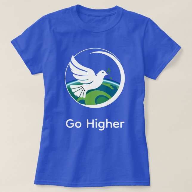 DOVA GÅ HÖGRE T-SHIRT (Design framsida)