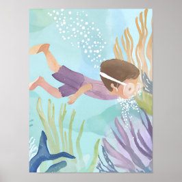 Döva korallreven poster