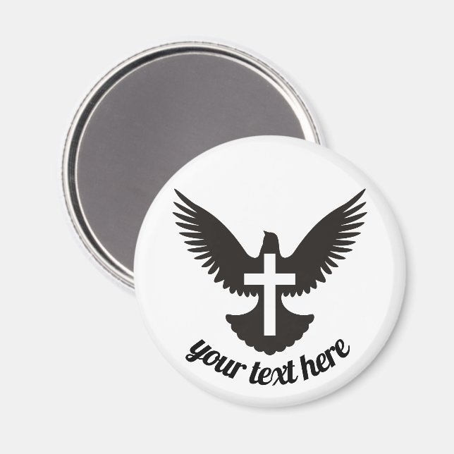 Dova med Kor Magnet (Front/Back)