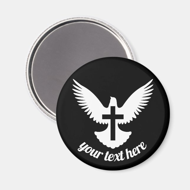 Dova med Kor Magnet (Front/Back)