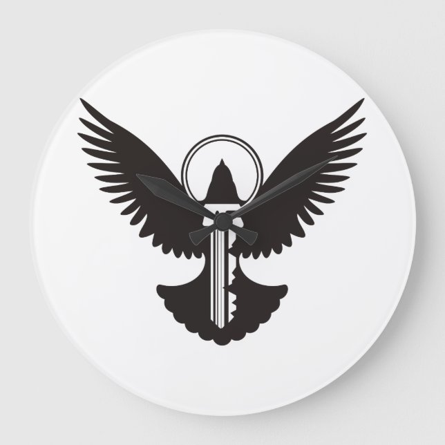 Dova med Nyckel Stor Klocka (Framsida)