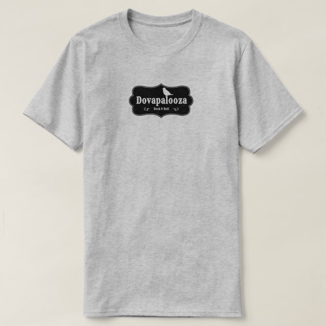Dovapalooza skjorta tee shirt (Design framsida)
