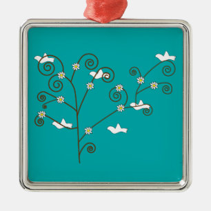 Dovar i Träd Julgransprydnad Metall