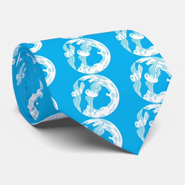 Dovar och gamla träd slips (Rullad)