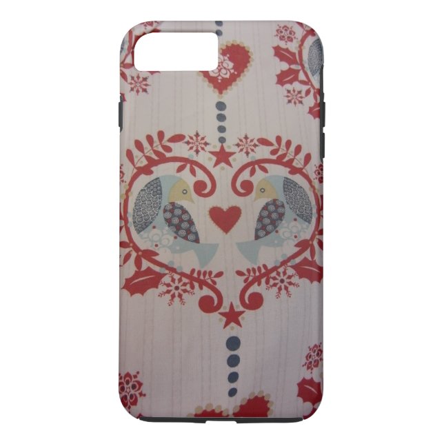 Dovar och hearts - Pennsylvania Nederländska Stil Case-Mate iPhone Skal (Baksida)