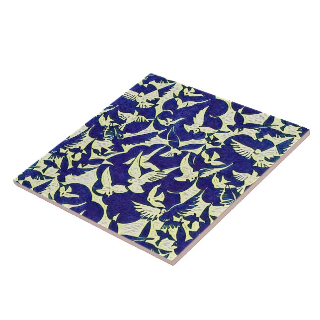 Dovar under flygning kakelplatta (Sidan)