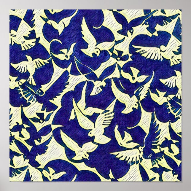 Dovar under flygning poster (Framsidan)