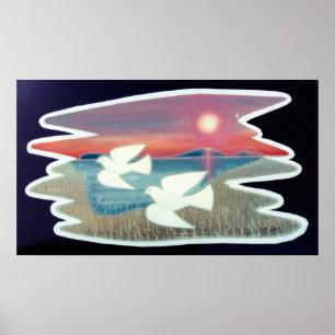 Dovar under flygning poster
