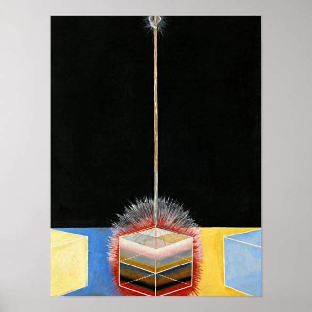 Dove, 1915 av Hilma af Klint Poster (Framsidan)