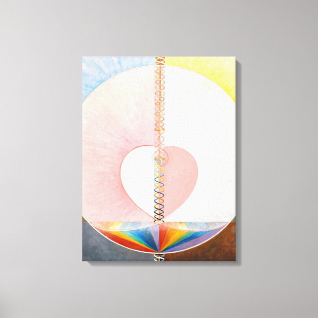 Dove av Hilma af Klint Canvastryck (Framsida)