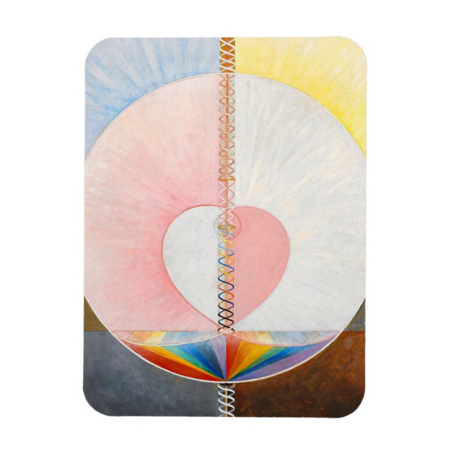 Dove av Hilma af Klint Magnet (Vertikal)