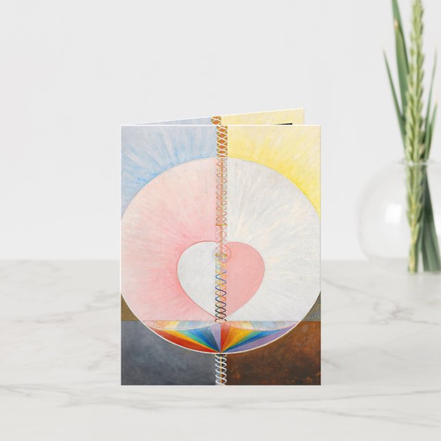 Dove av Hilma af Klint Tack Kort (Framsida)