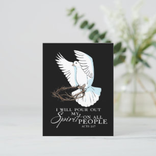 Dove Bird, jag ska trycka ut min själ på alla männ Vykort