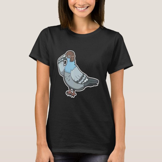 Dove Bird Pigeon Avieons T Shirt (Framsida)