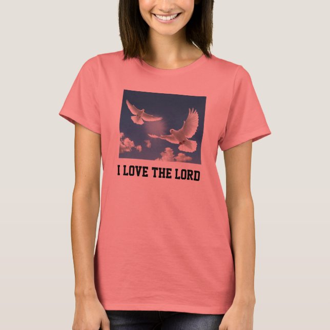 Dove Christianity T-Shirt (Framsida)