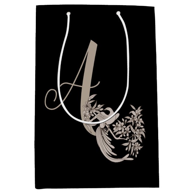 Dove Elegant Monogram Initial A   (Framsidan)