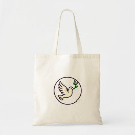 Dove Emblem Tote Bag - Fred, enkelhet och Stil Tygkasse