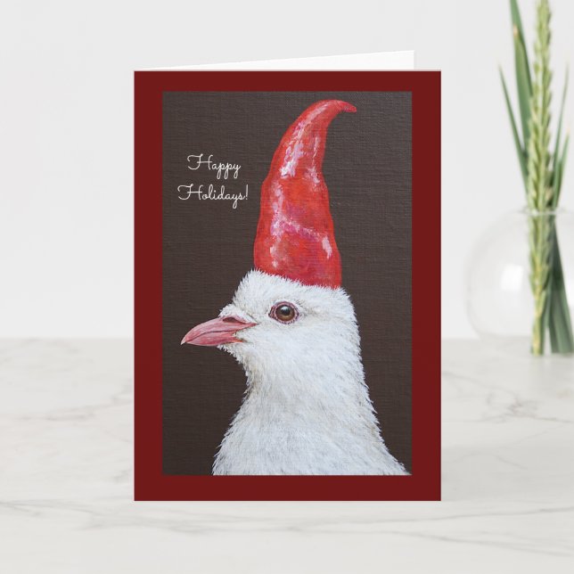 Dove Gnome-mappat helgdag-kort Kort (Framsida)