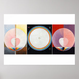 Dove, grupp IX av Hilma af Klint Poster