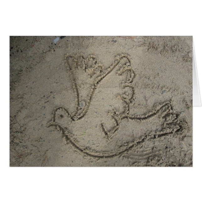 Dove Hälsningskort (Framsidan Horizontal)