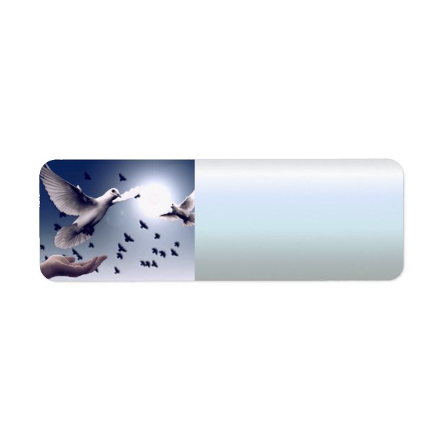 Dove Hand Trust Returadress Etikett (Framsidan)
