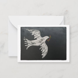 Dove julkort anteckningskort