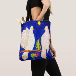 Dove Kärlek Tote Bag Tygkasse