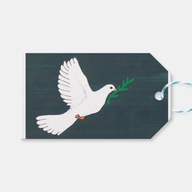 Dove - Kids Art för CHOC Presentetikett (Framsidan (Horisontell))