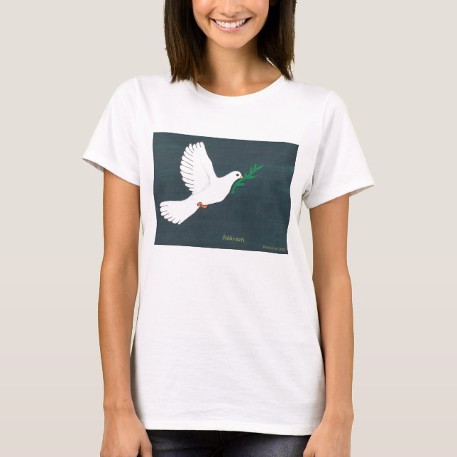 Dove - Kids Art för CHOC T Shirt (Framsida)
