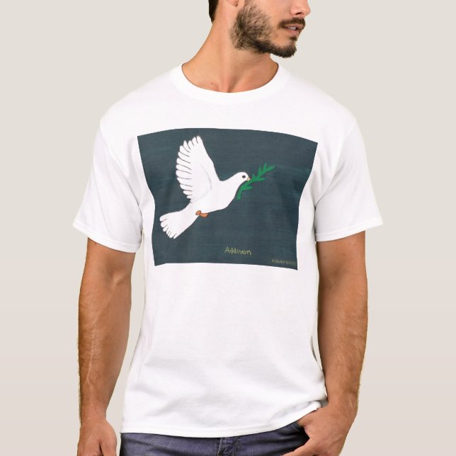 Dove - Kids Art för CHOC T Shirt (Framsida)