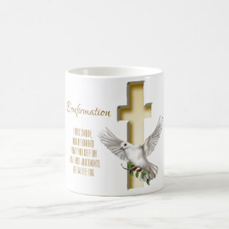 Dove Kor skripture Confirmation Baptism Kaffemugg