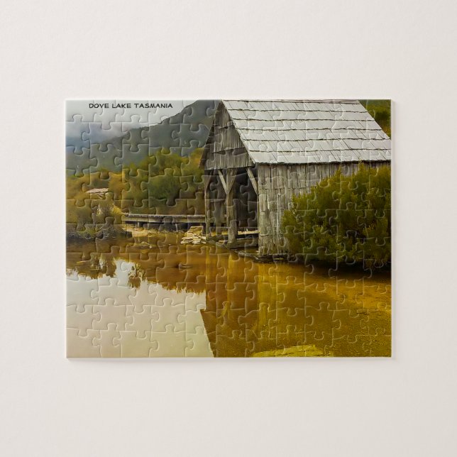 Dove Lake Tasmanien Australien Pussel (Horisontell)