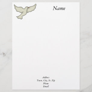 Dove Letterhead Brevhuvud
