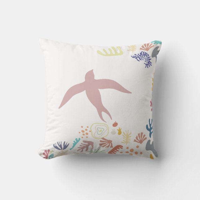 Dove Matisse Art Inslag Kudde (Framsida)