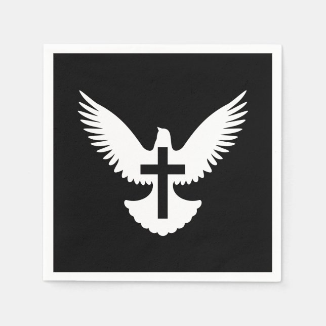 Dove med Kor Pappersservett (Framsidan)