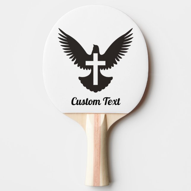 Dove med Kor Ping-Pong Paddle Pingisracket (Framsidan)