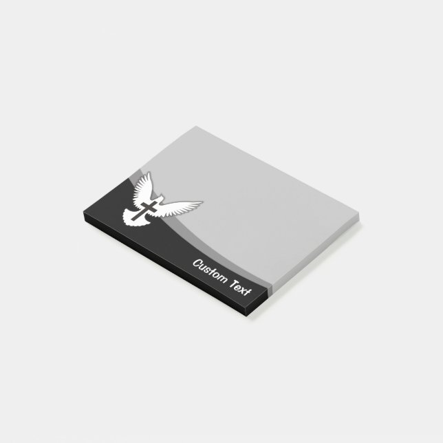 Dove med Kor Post-it Block (Vinklad)