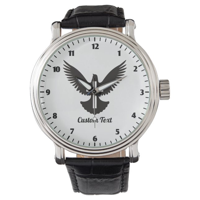Dove med Kor Wrist Watch Armbandsur (Framsida)