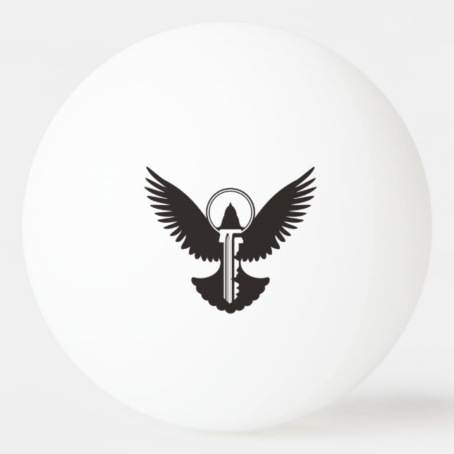 Dove med Nyckel Pingisboll (Framsidan)