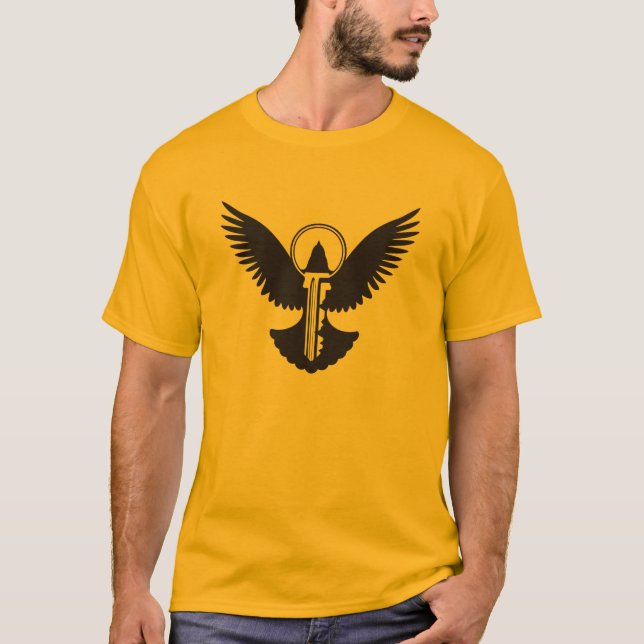 Dove med Nyckel T Shirt (Framsida)