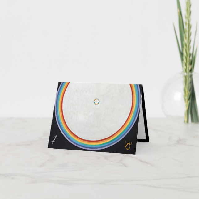 Dove, nr 14, av Hilma af Klint Kort (Framsida)