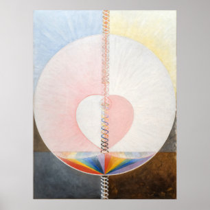 Dove, nr 1, Hilma af Klint, Heart Poster