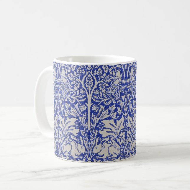 Dove och kanin, William Morris Kaffemugg (Framsida vänster)