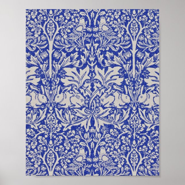 Dove och kanin, William Morris Poster (Framsidan)