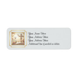 Dove och Kor Anpassade Returadressetikett Returadress Etikett