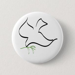 Dove och Olive Gren Image Knapp