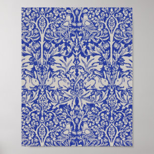 Dove och Rabbit, William Morris Poster