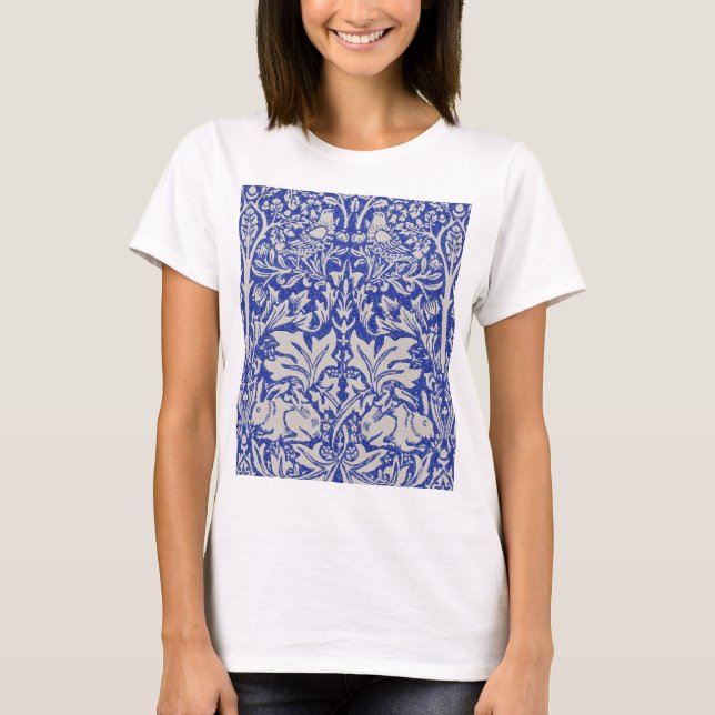 Dove och Rabbit, William Morris T Shirt (Framsida)