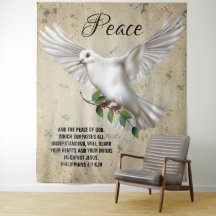 Dove of Peace Personlig Scripture Verse