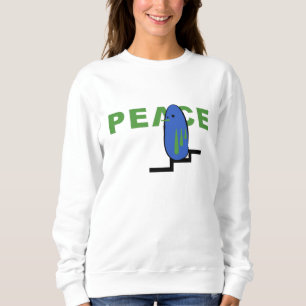 Dove of Peace Tecknad T Shirt